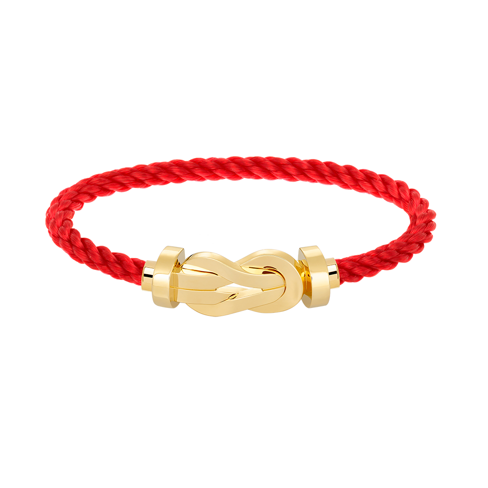 TimiCHANCE LARGE 8 FIGURE BUCKLE NO DIAMOND BRACELET GOLD