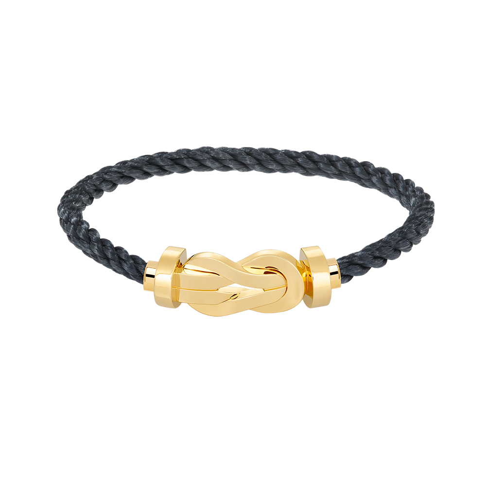 TimiCHANCE LARGE 8 FIGURE BUCKLE NO DIAMOND BRACELET GOLD