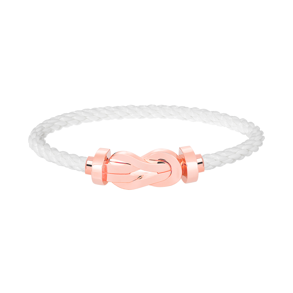 TimiCHANCE LARGE 8 FIGURE BUCKLE NO DIAMOND BRACELET ROSE GOLD