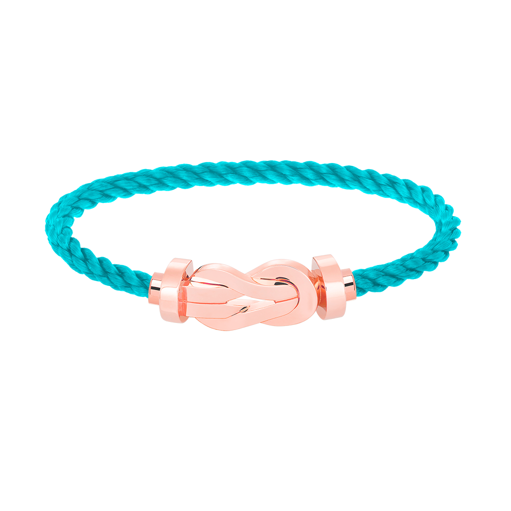TimiCHANCE LARGE 8 FIGURE BUCKLE NO DIAMOND BRACELET ROSE GOLD