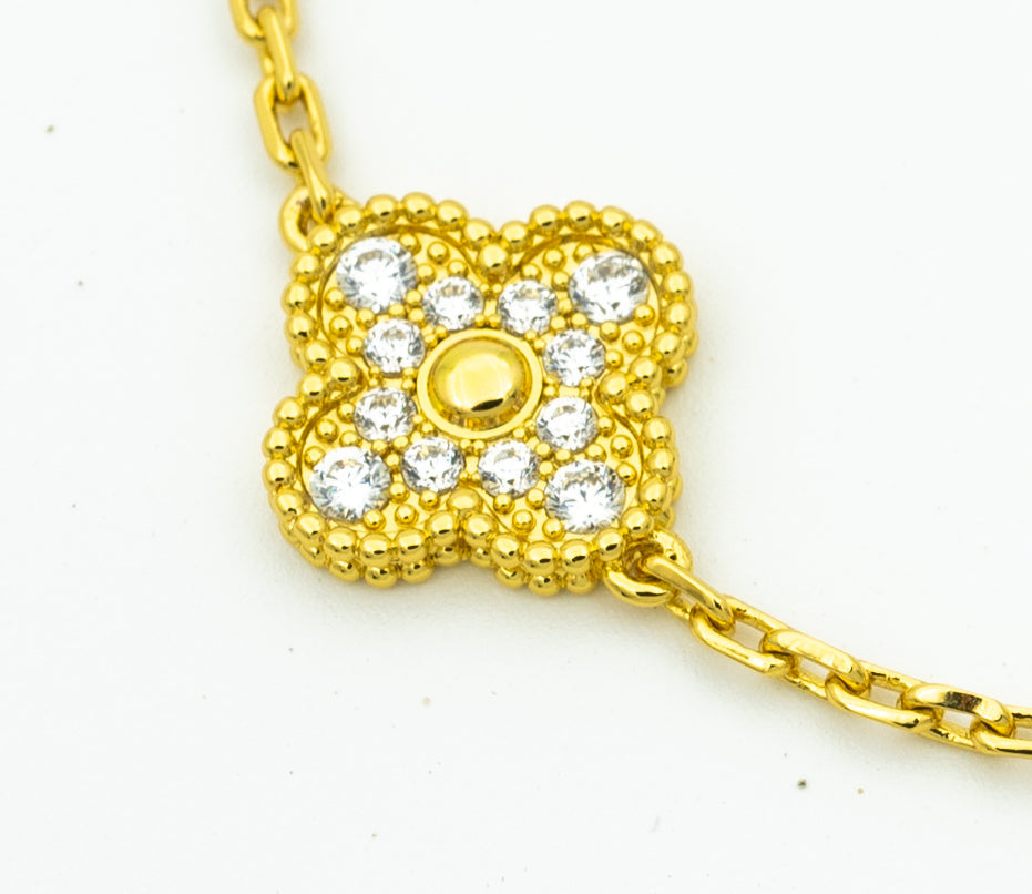 [Timi] CLOVER 5 MOTIF LASER BRACELET COLLECTION
