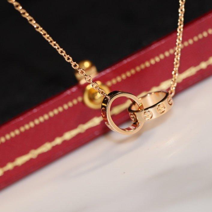 TimiLOVE NECKLACE PINK GOLD AND SILVER