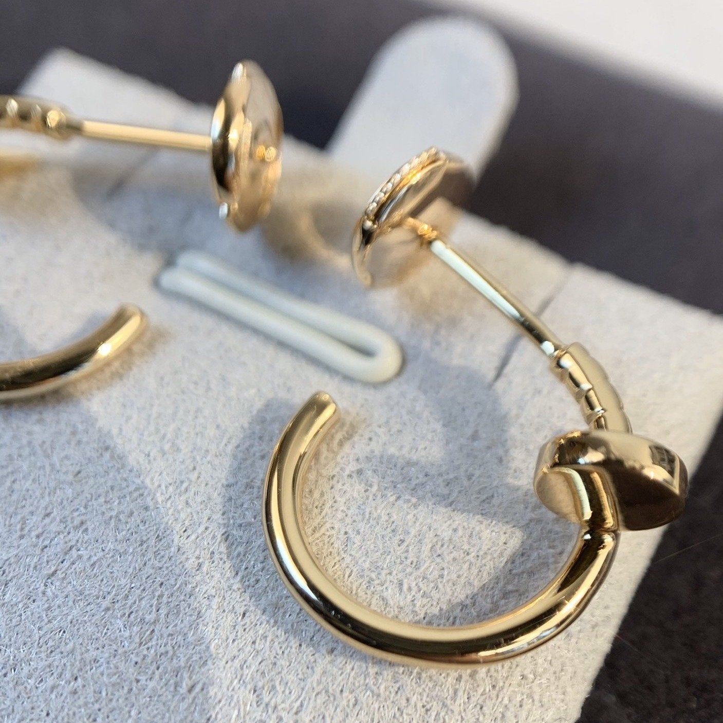 TimiJUSTE EARRINGS PINK GOLD