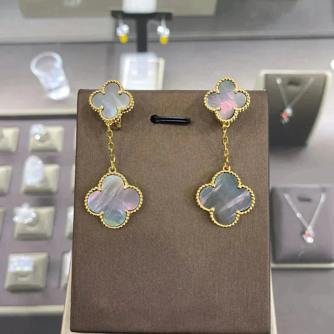 TimiCLOVER 2 MOTIFS  EARRINGS (MULTIPLE CHOICESC