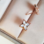 TimiSTAR MOP PINK GOLD EARRINGS