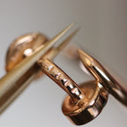 TimiJUSTE EARRINGS PINK GOLD