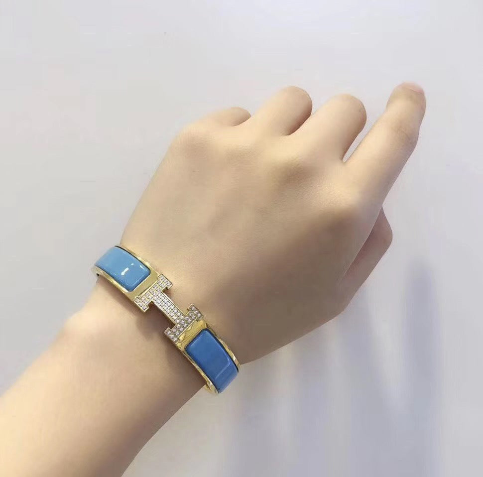 TimiH CLOUD BLUE BRACELET GOLD DIAMOND