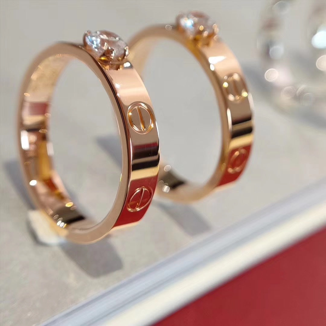 TimiLOVE RING 3.6MM 1 BIG DIAMOND