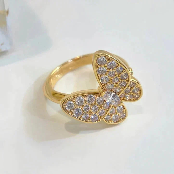 TimiBUTTERFLY DIAMOND RING