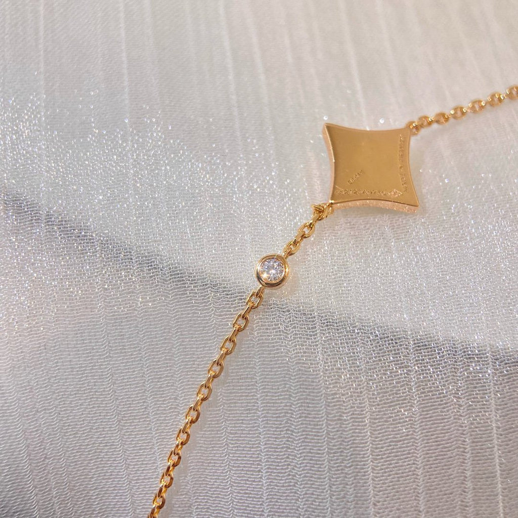 TimiCOLOR STAR PINK GOLD DIAMOND BRACELET