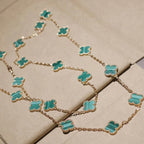 TimiCLOVER 20 MOTIFS MALACHITE GOLD