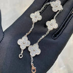 [Timi] New  CLOVER 5 MOTIF FULL DIAMOND BRACELET COLLECTION