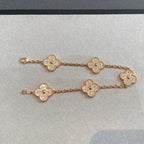 [Timi] New  CLOVER 5 MOTIF FULL DIAMOND BRACELET COLLECTION