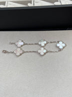 [Timi]New CLOVER WHITE PEARL MOP 5 MOTIF BRACELET COLLECTION