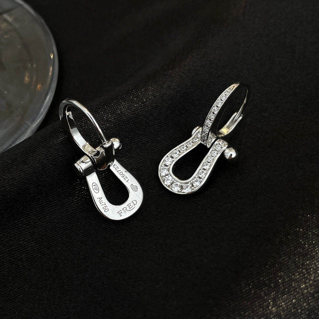 TimiFORCE 10 FULL DIAMOND DROP EARRINGS MEDIUM MODEL