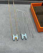 TimiPOP H SKY BLUE NECKLACE