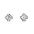 TimiCLOVER MINI DIAMOND STUD EARRINGS