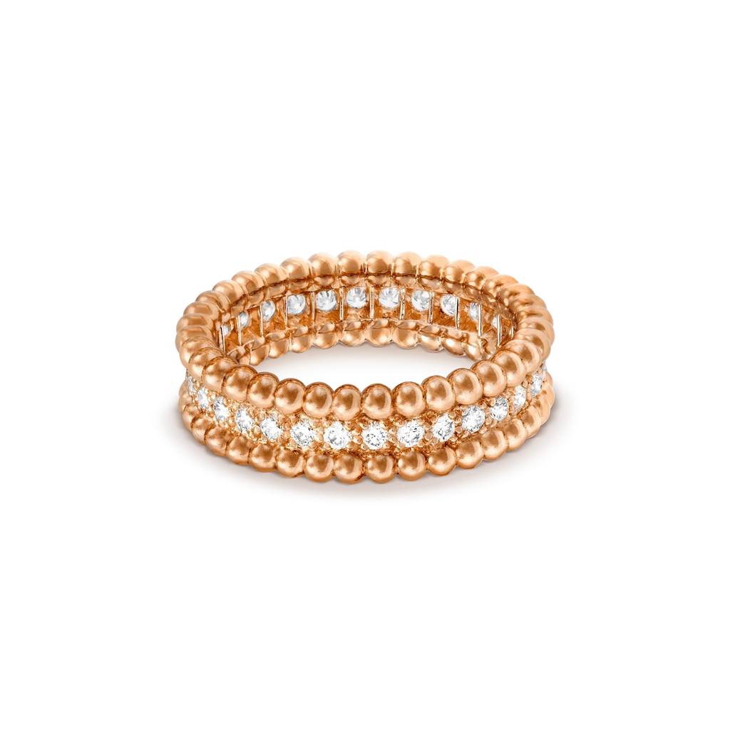 TimiPERLEE DIAMOND ROSE GOLD RING