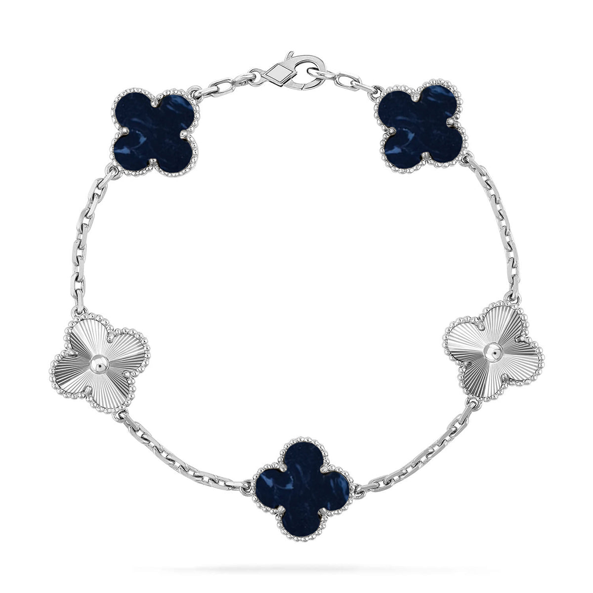 [Timi]New CLOVER 5 MOTIF PIETERSITE BRACELET COLLECTION