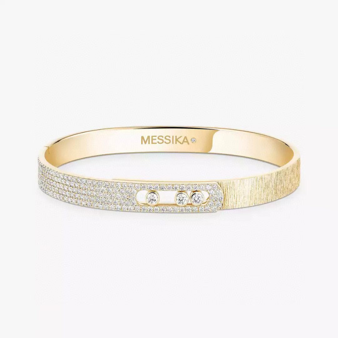 [Timi]2026 BRAND-NEW FROSTED BRACELET WITH DIAMONDS THREE COLORS