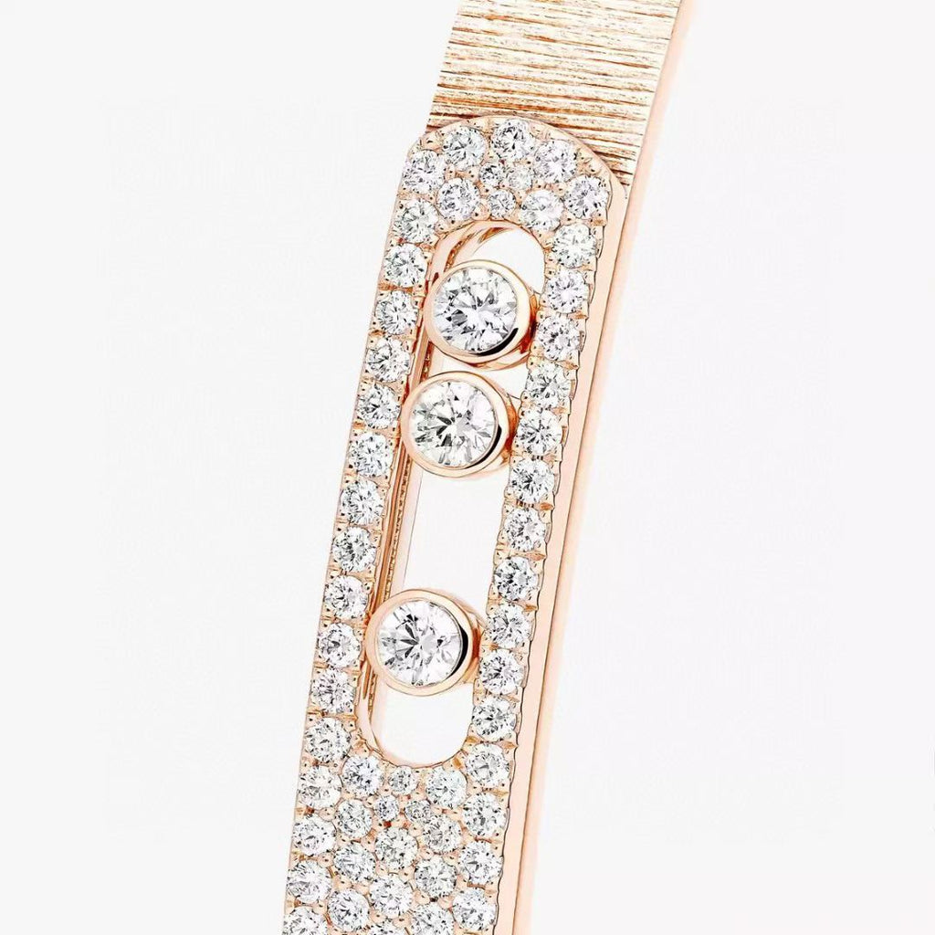 [Timi]2026 BRAND-NEW FROSTED BRACELET WITH DIAMONDS THREE COLORS