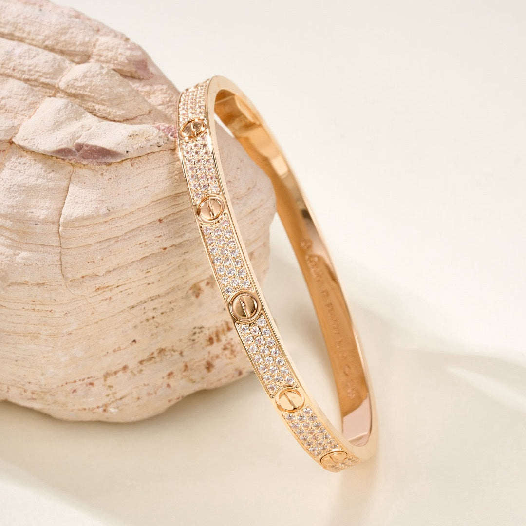 ¡®Timi¡¯LOVE BRACELET 4.8MM DIAMOND-PAVED