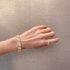 [Timi]  PERLEE DIAMOND BRACELET ,5-ROW DIAMOND-SET DESIGN