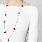 [Timi] Lucky Alhambra Long Necklace-12 Designs