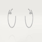 TimiJUSTE EARRINGS FULL DIAMONDS 1.8MM