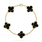 [Timi]New  CLOVER 5 MOTIF PULSAR STONE BRACELET COLLECTION