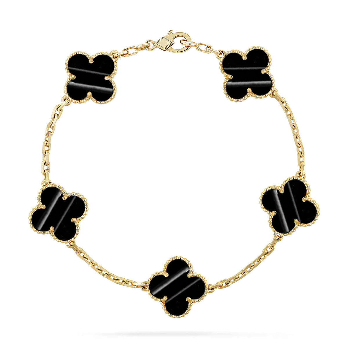 [Timi]New  CLOVER 5 MOTIF PULSAR STONE BRACELET COLLECTION