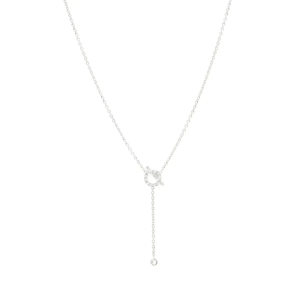 TimiFINESSE SILVER DIAMOND NECKLACE