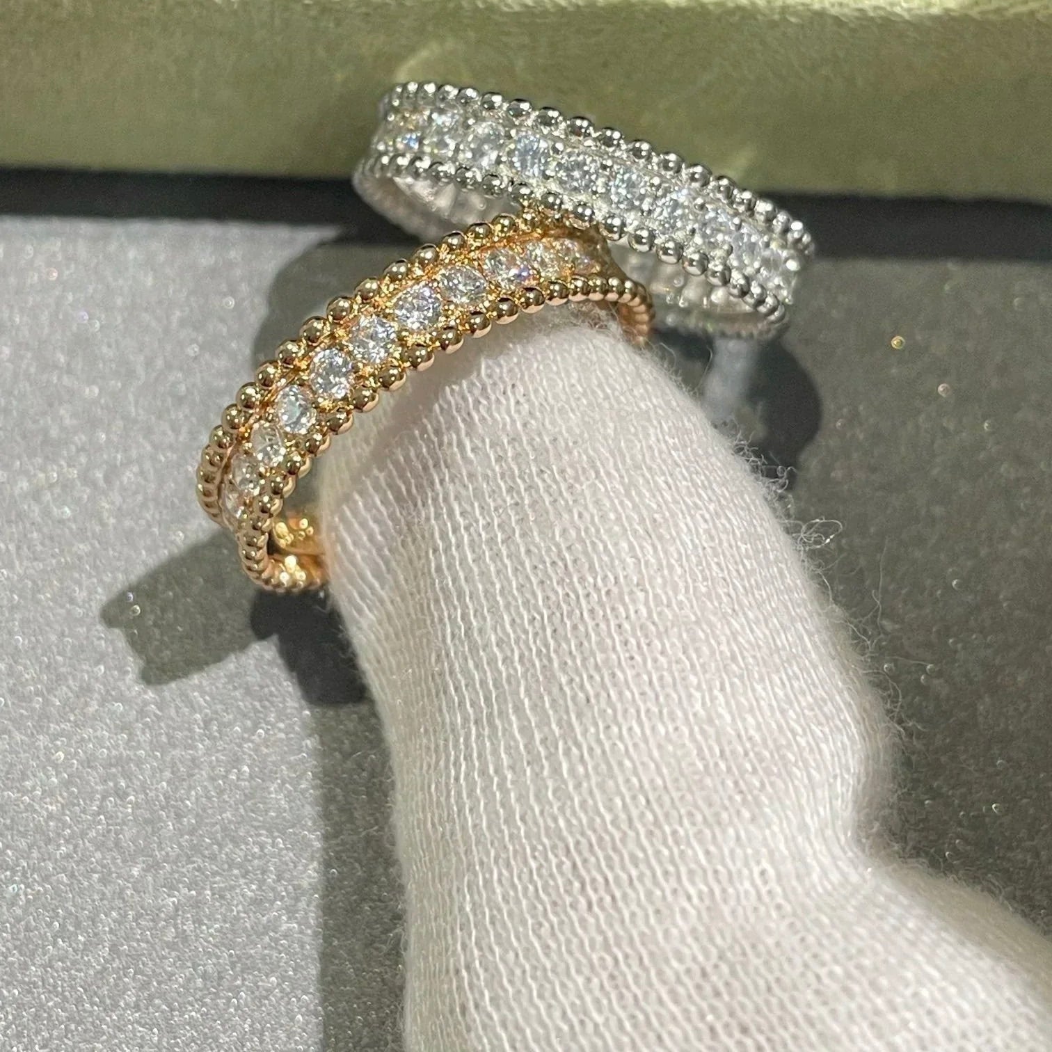 TimiPERLEE DIAMOND ROSE GOLD RING