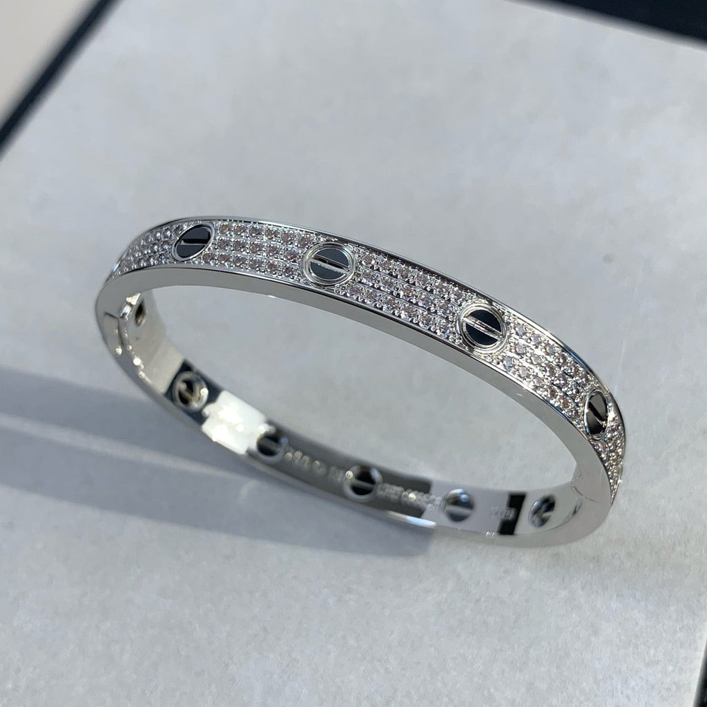 TimiLOVE BRACELET 6.1MM DIAMOND-PAVED CERAMIC