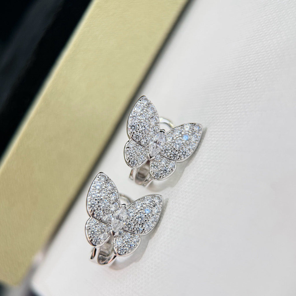 TimiBUTTERFLY ALL DIAMOND EARRINGS