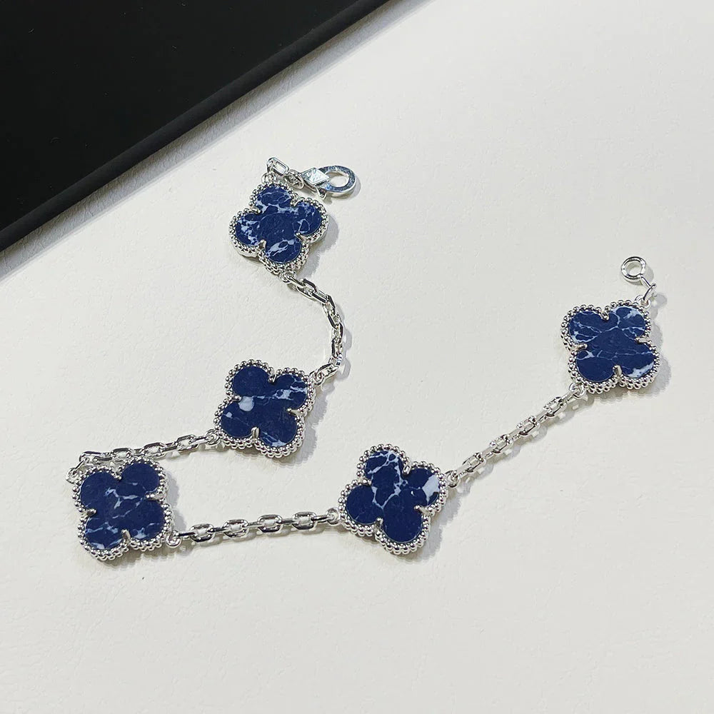 [Timi]New CLOVER 5 MOTIF PIETERSITE BRACELET COLLECTION
