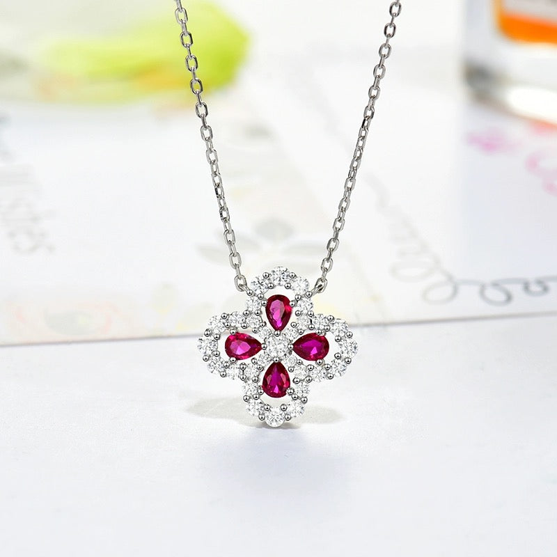 TimiLOOP NECKLACE FULL MOTIF DIAMOND 16MM MULTIPLE COLORS