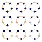 [Timi]New CLOVER 5 MOTIF LAPIS LAZULI BRACELET COLLECTION