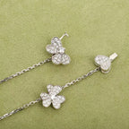 TimiFRIVOLE SILVER 9 FLOWERS NECKLACE