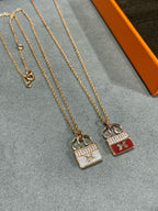 TimiH CIRCE MOISSANITE PENDANT NECKLACE GOLD