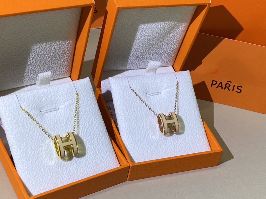 TimiHM CLIC YELLOW ENAMEL GOLD NECKLACE