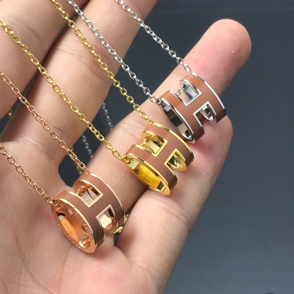 TimiH NECKLACE BROWN