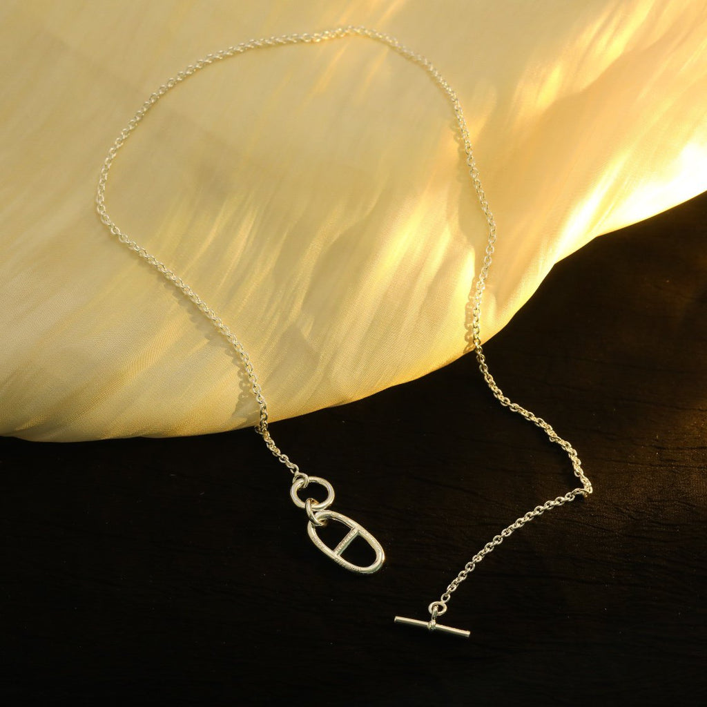 TimiHM CHAINE D'ANCRE PENDANT NECKLACE STERLING SILVER