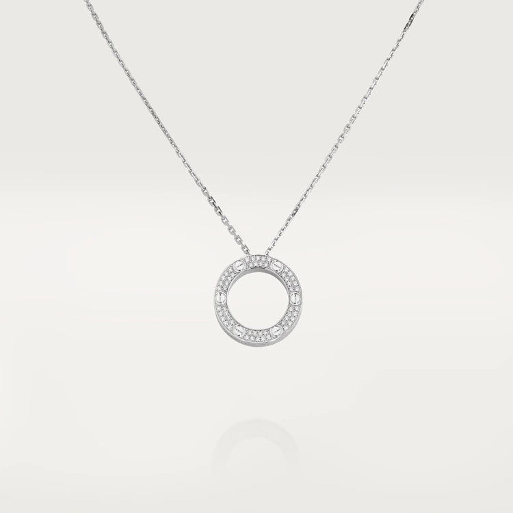 TimiLOVE NECKLACE ADJUSTABLE SILVER