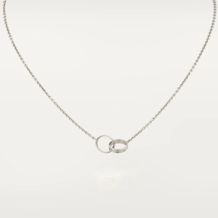 TimiLOVE NECKLACE PINK GOLD AND SILVER