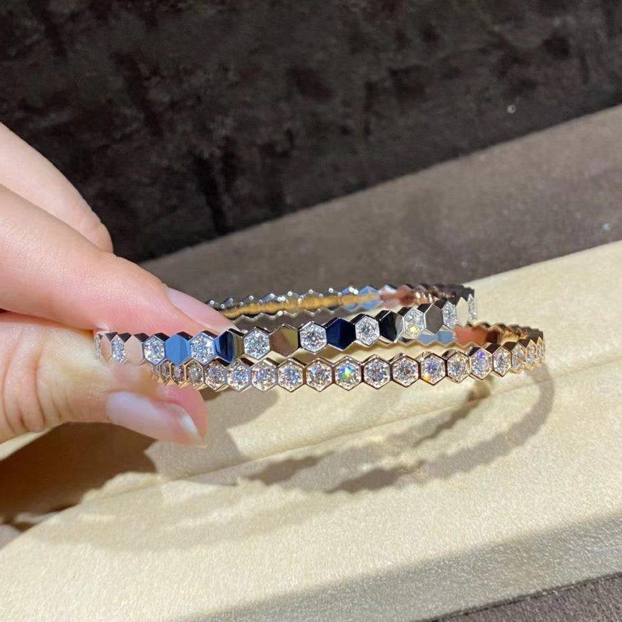 TimiBEE LOVE GOLD BRACELET FULL DIAMOND