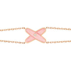 TimiJEUX BRACELET PINK MOP PINK GOLD 1 DIAMOND