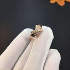 TimiJEUX DE PINK GOLD DIAMOND RING