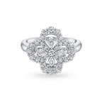 TimiLOOP RING FULL MOTIF DIAMOND 16MM SILVE