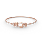 TimiFORCE  HORSESHOE  DIAMOND TENNIS BRACELET